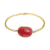 Gemstone Bracelet - Stone Charm Bracelet - Birthstone bracelet - Chain and Charm Bracelet - Gold Bracelet - Statement Bracelet