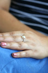 Pearl ring, Freshwater round pearl