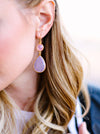 Labradorite Earrings, Gold Drop Earring, Tear drop Earring, Statement Dangling Earring, Formal Earring, Long Dangle Earring, Bridesmaid Gift