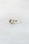 Lemon Quartz Ring, Gemstone rings, November Birthstone, Stackable Gold Ring , Genuine Gemstone Ring, Oval Stone Ring, Silver Ring