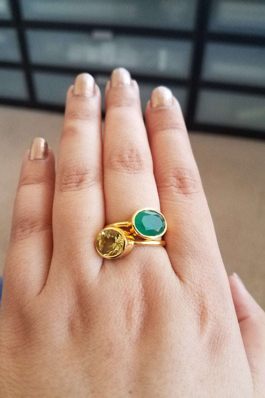 Gemstone Ring.Stacking,Stackable,Dainty Band,Delicate,Multi Stone Ring,Opal  Gemstone,Blue Topaz,Turquoise,Diamond Ring,Emerald Ring,Birthstone,Yellow  Gold,14 Carat Ring,14K Solid Gold,anillo,Bague,Statement Jewelry,Wedding,Engagement,Anniversary  ...