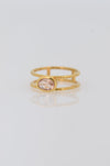 Aquamarine ring, Birthstone ring, March Stone ring