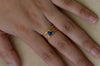Lapis ring, Blue Gemstone ring