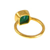 Green Onyx Ring - Green Emerald Ring Onyx
