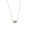 Labradorite Delicate Gemstone Necklace - Tiny Stone Layer Necklace - Faceted Stone Jewelry Necklace - Little Dainty 14K Gold Filled Necklace